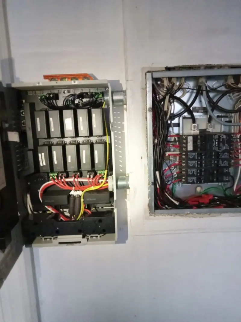 Electrical panel upgrade completed for Indoor Lighting Installation in Rosedale